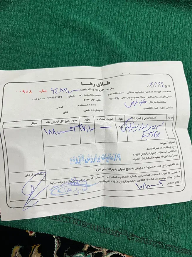 طلا|جواهرات|قرچک, قشلاق جیتو|دیوار