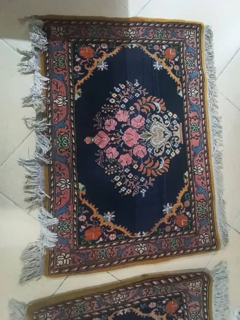 قالیچه جفت دستباف چهار مهال|کلکسیون اشیاء عتیقه|تهران, دروس|دیوار