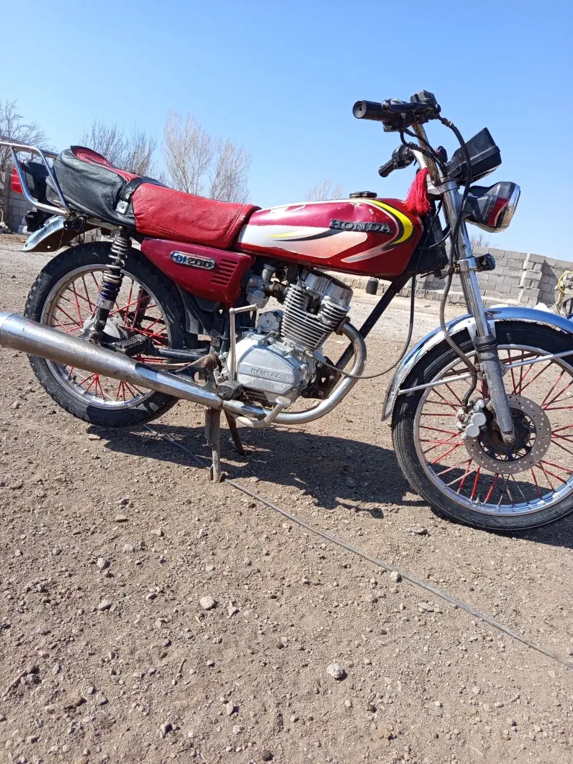 موتور ۲۰۰سی سی مزایده|موتورسیکلت|سراب, |دیوار