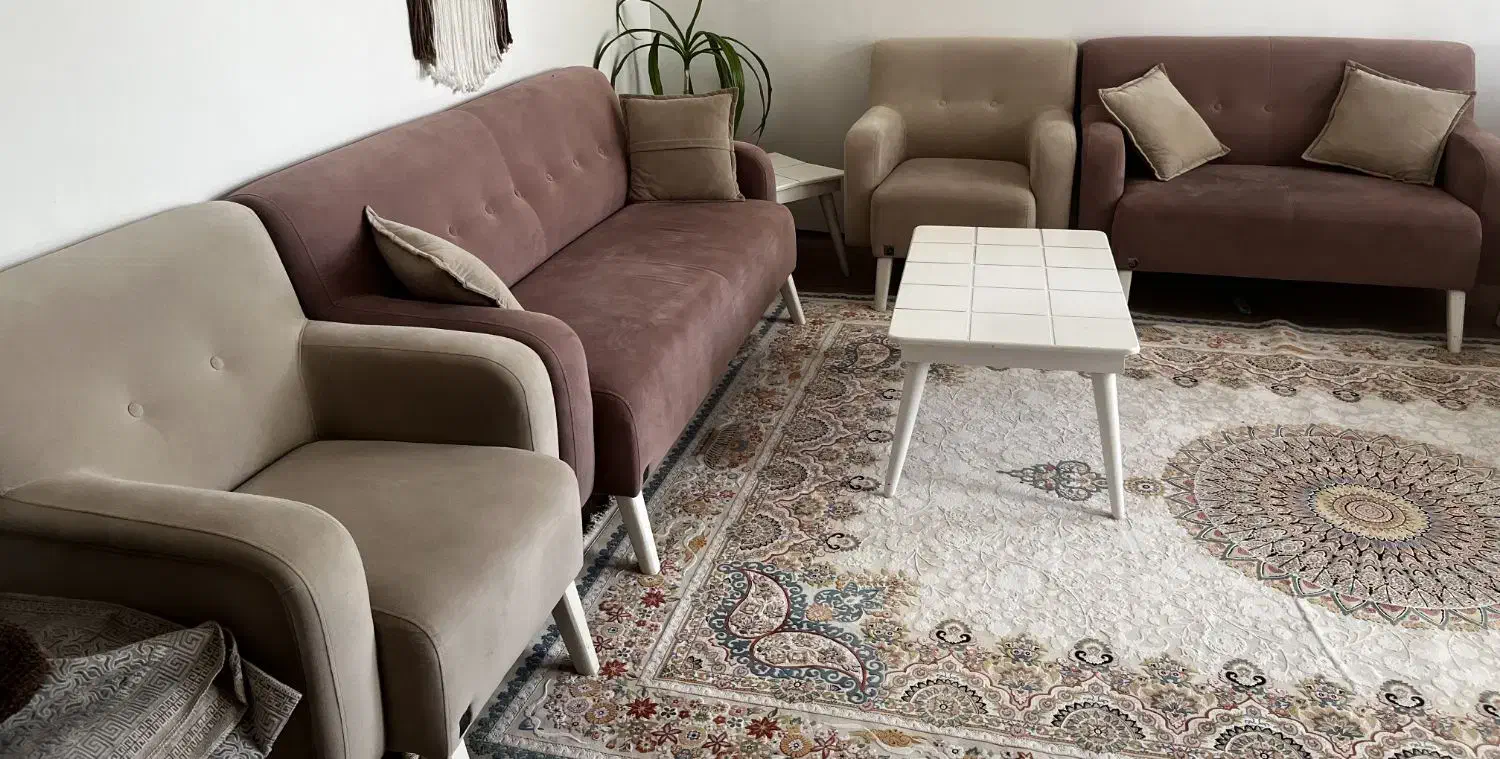 ست مبل هفت نفره و میز نهارخوری شش نفره ۱۹ میلیون|مبلمان خانگی و میز عسلی|شاهین‌شهر, شهرک سایت|دیوار