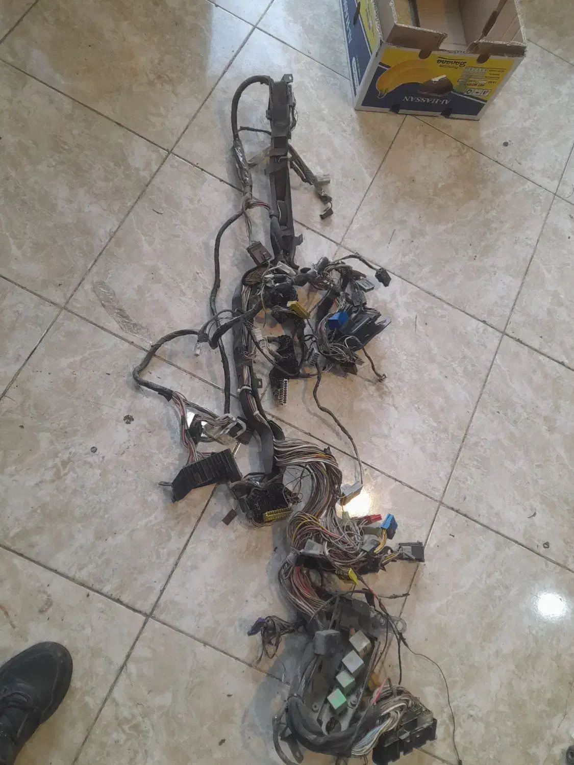 سیم کشی فابریک پشت داشبورد پژو ۲۰۰۰|قطعات یدکی و لوازم جانبی|قنوات, |دیوار