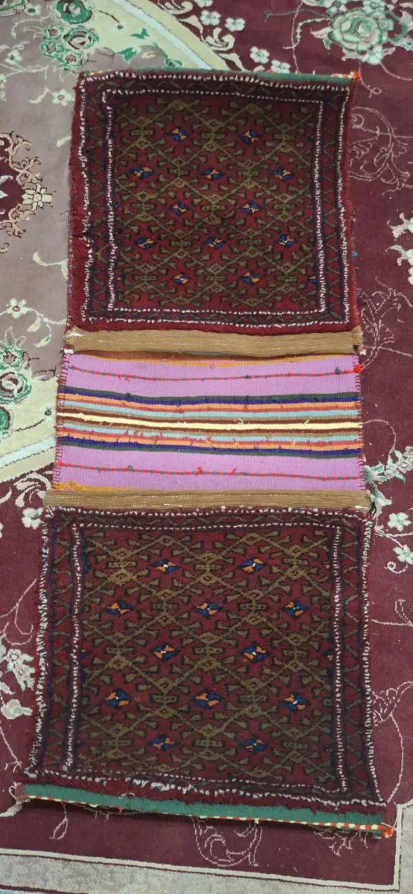 خورجین موتور دستباف|گلیم، جاجیم، گبه|قائن, |دیوار