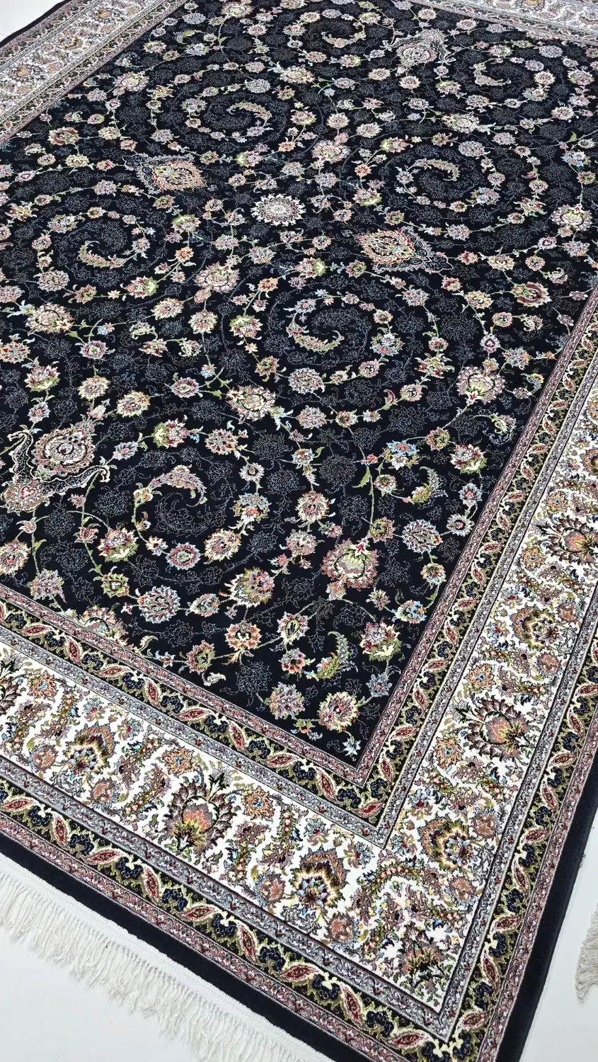 دو تخته فرش12متری 700شانه تراکم2550افشان|فرش|ایلام, |دیوار