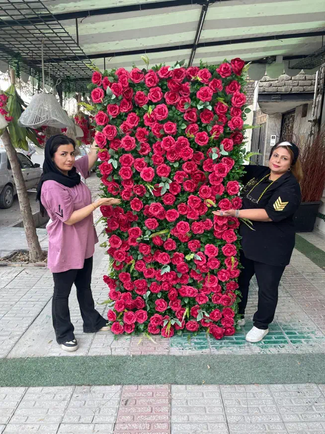 بکگراند|گل مصنوعی|کرمانشاه, |دیوار