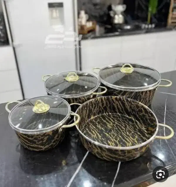 سرویس قابلمه ماربل|ظروف پخت‌وپز|کنگاور, |دیوار