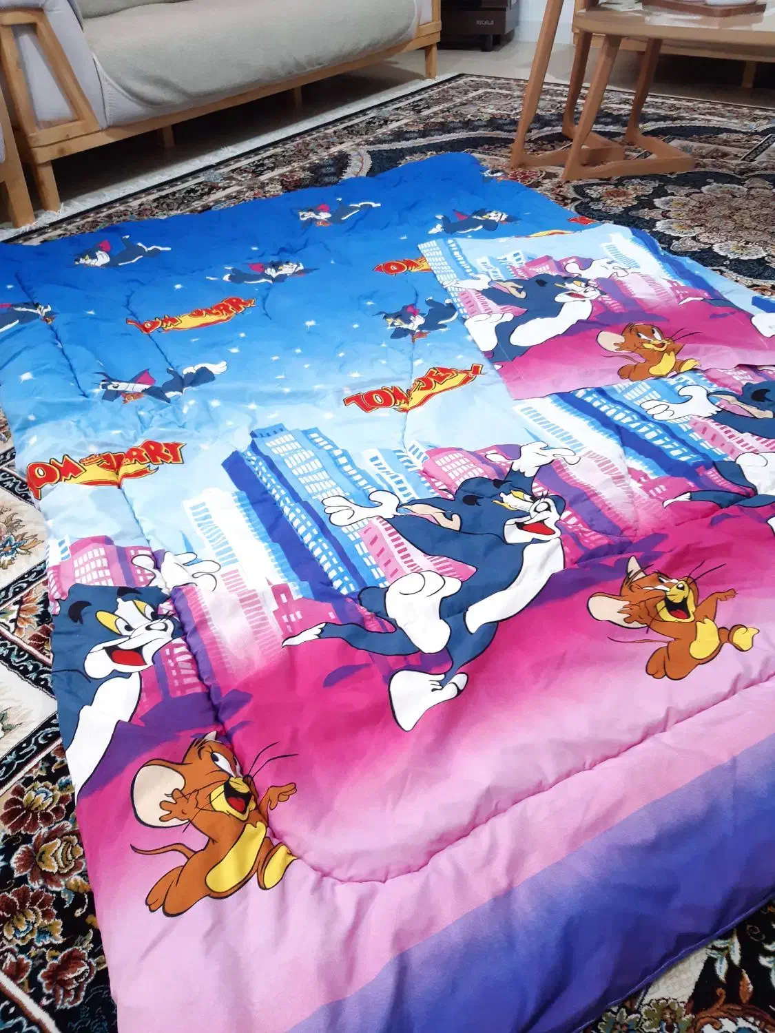 لحاف یک نفره،طرح کودک|رختخواب، بالش، پتو|لاهیجان, امیرشهید|دیوار