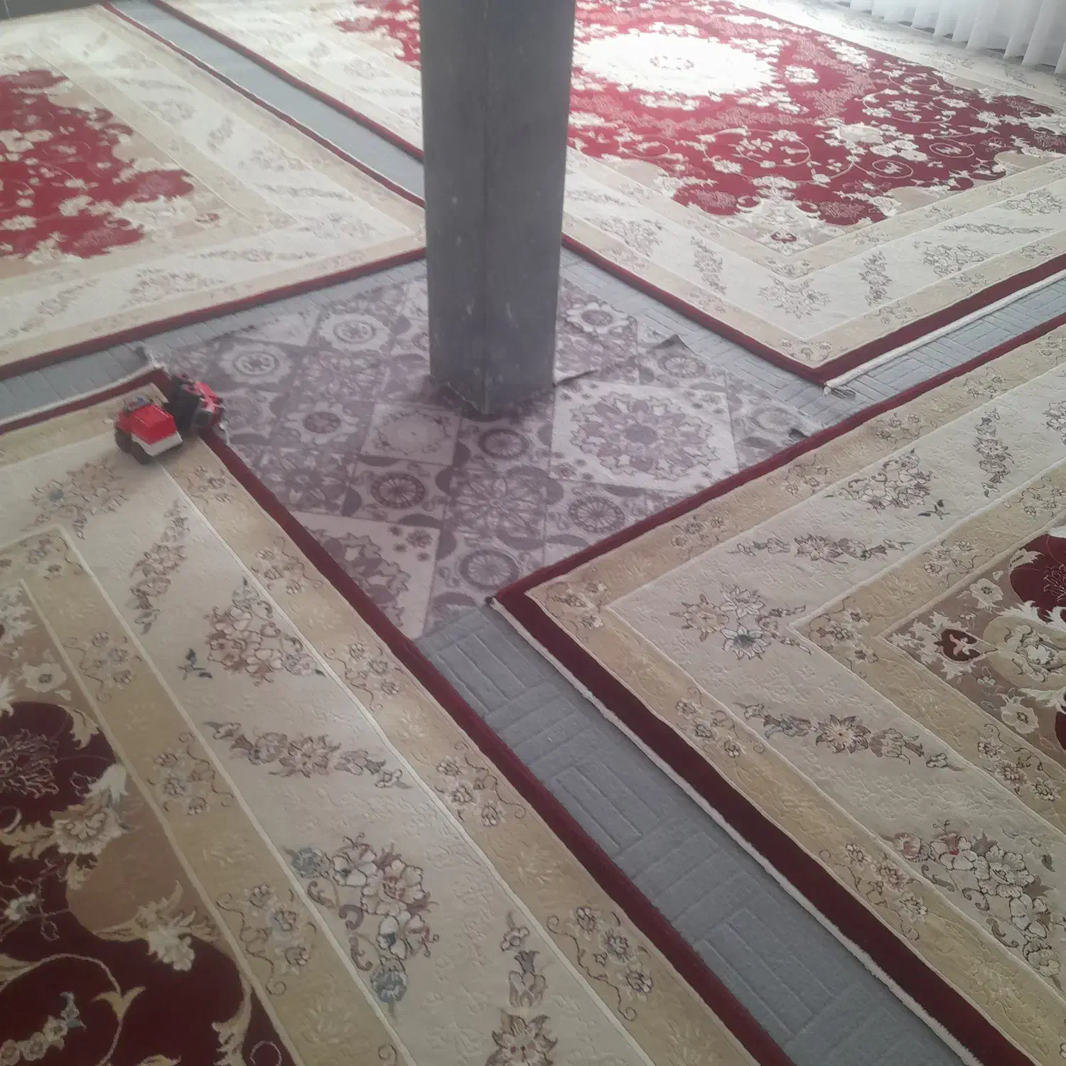 ۴ تخته فرش|فرش|قیدار, |دیوار