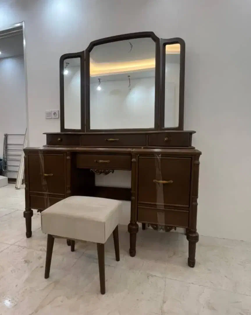 سرویس خواب چوبی|تخت و سرویس خواب|تاکستان, |دیوار