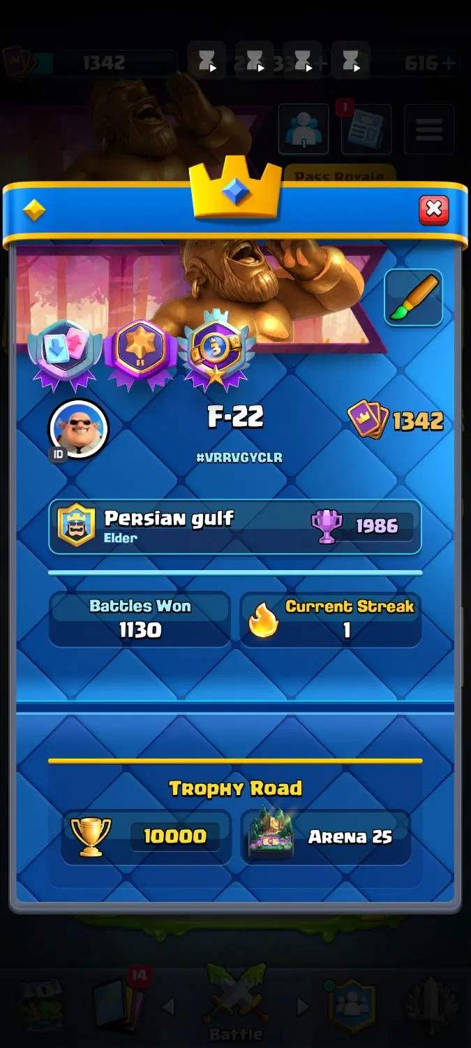 اکانت Clash Royal|کنسول، بازی ویدئویی و آنلاین|تهران, فیروزآبادی|دیوار