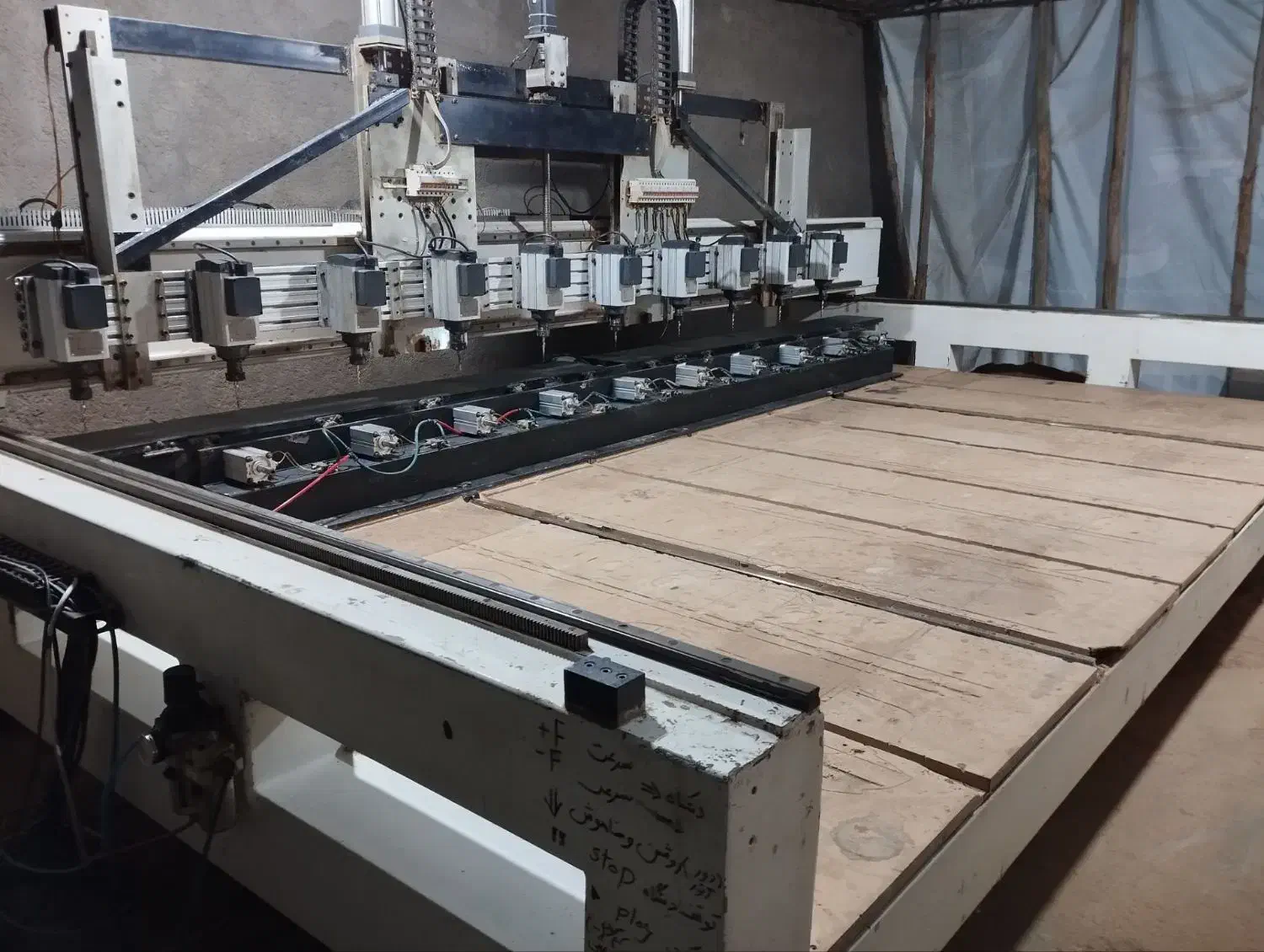 دستگاه سی ان سیcnc ده کله (10)تخت و روتاری|ماشینآلات صنعتی|خلیل آباد, |دیوار