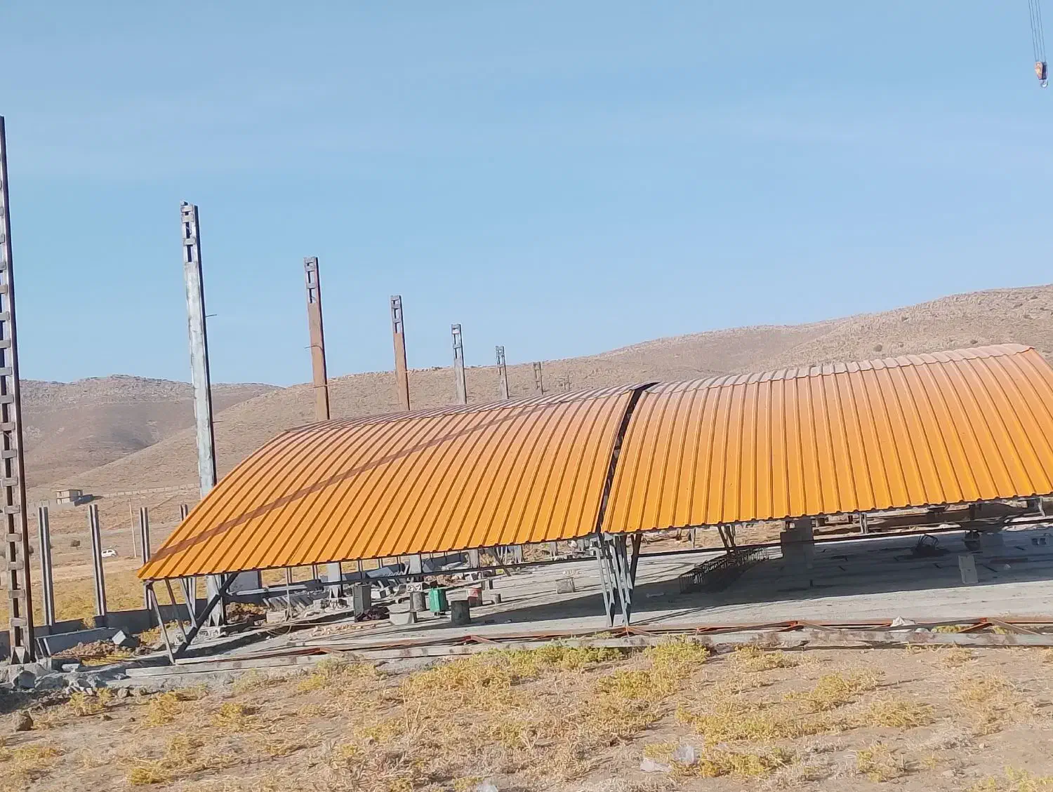 اجرا و جوشکاری انواع سقف سبک شیروانی و انواع سوله|خدمات پیشه و مهارت|ایرانشهر, |دیوار