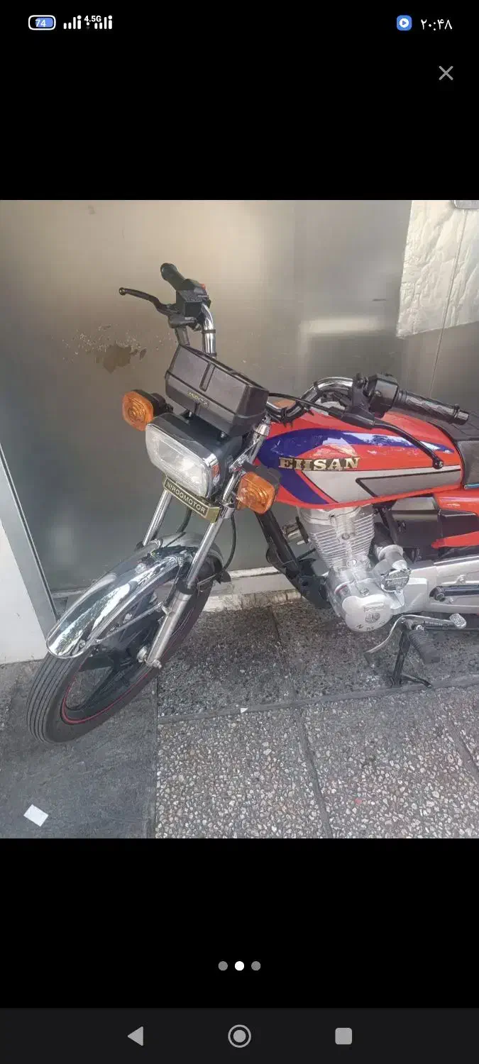 فروش موتورسیکلت احسان 200|موتورسیکلت|بندر گناوه, |دیوار