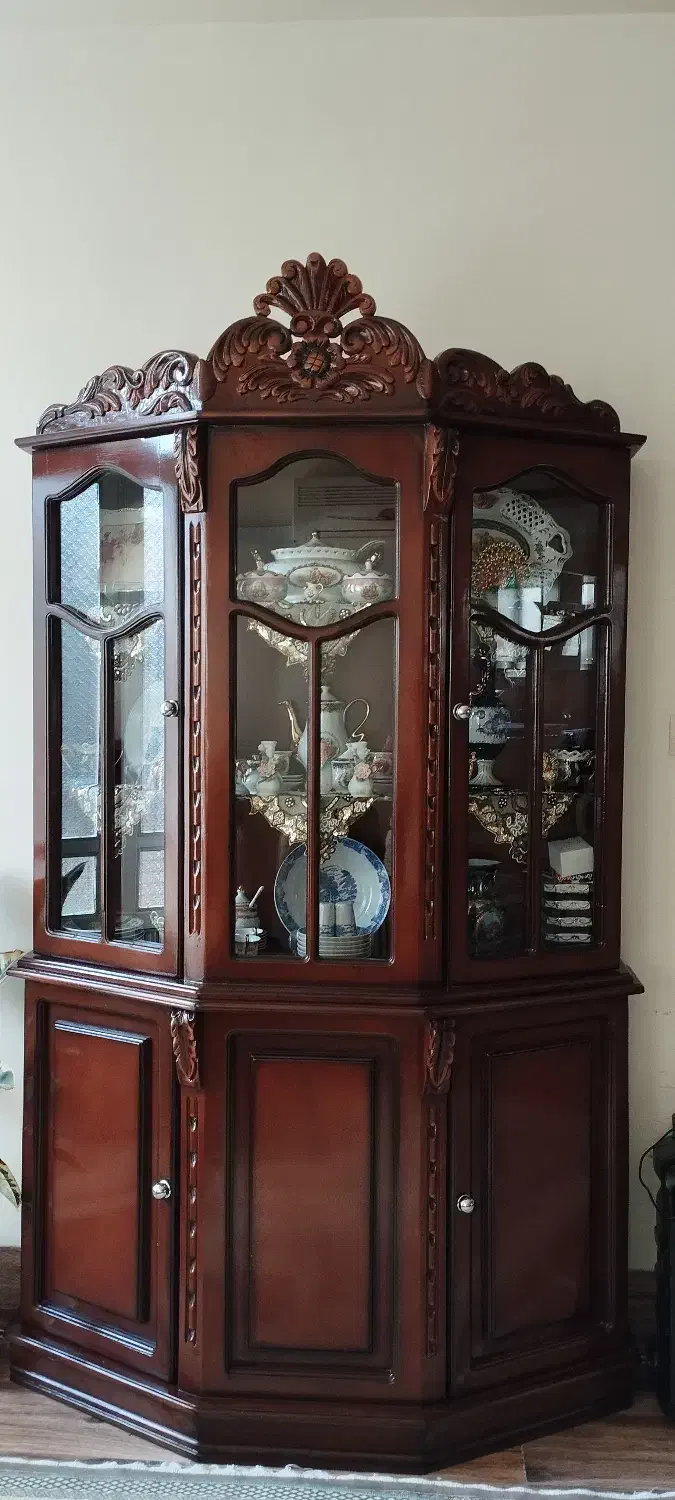 ویترین چوبی|بوفه، ویترین، کنسول|خوی, |دیوار