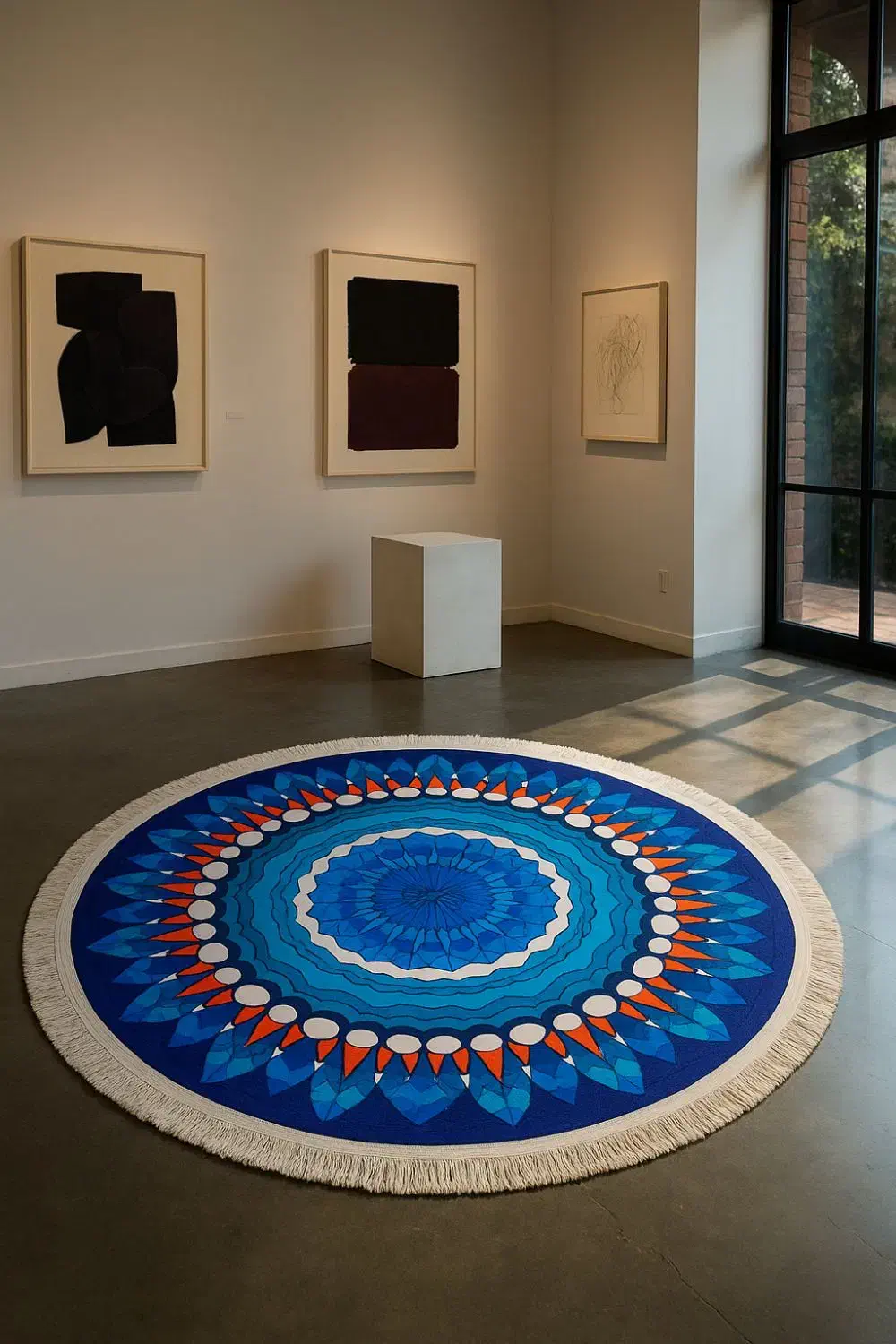 فرشینه گرد/روفرشی کشدار|فرش|ماسال, |دیوار