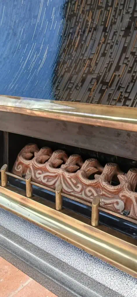 بخاری گازی سوز شومینه ای|بخاری، هیتر، شومینه|بهبهان, |دیوار