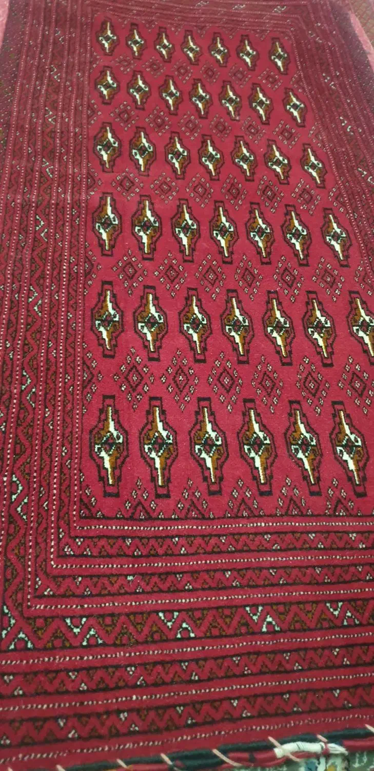 پشتی ترکمنی دست بافت|پشتی|بجنورد, |دیوار