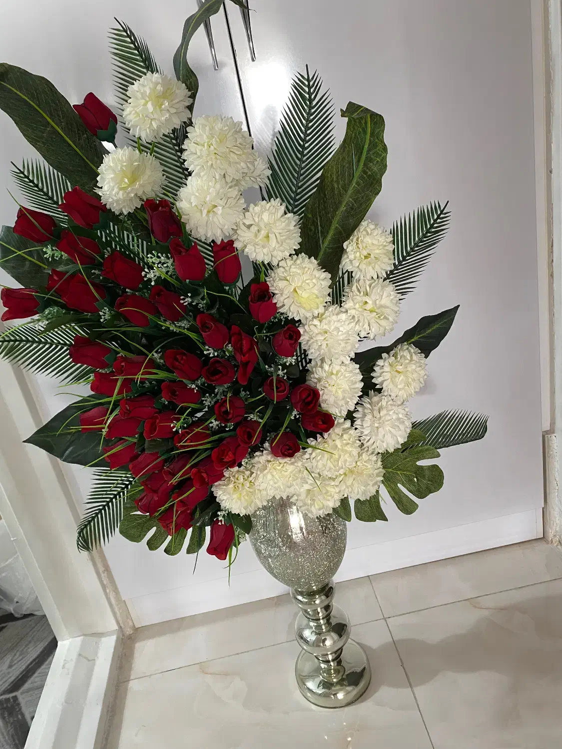 گل مصنوعی با گلدان|گل مصنوعی|مراغه, |دیوار