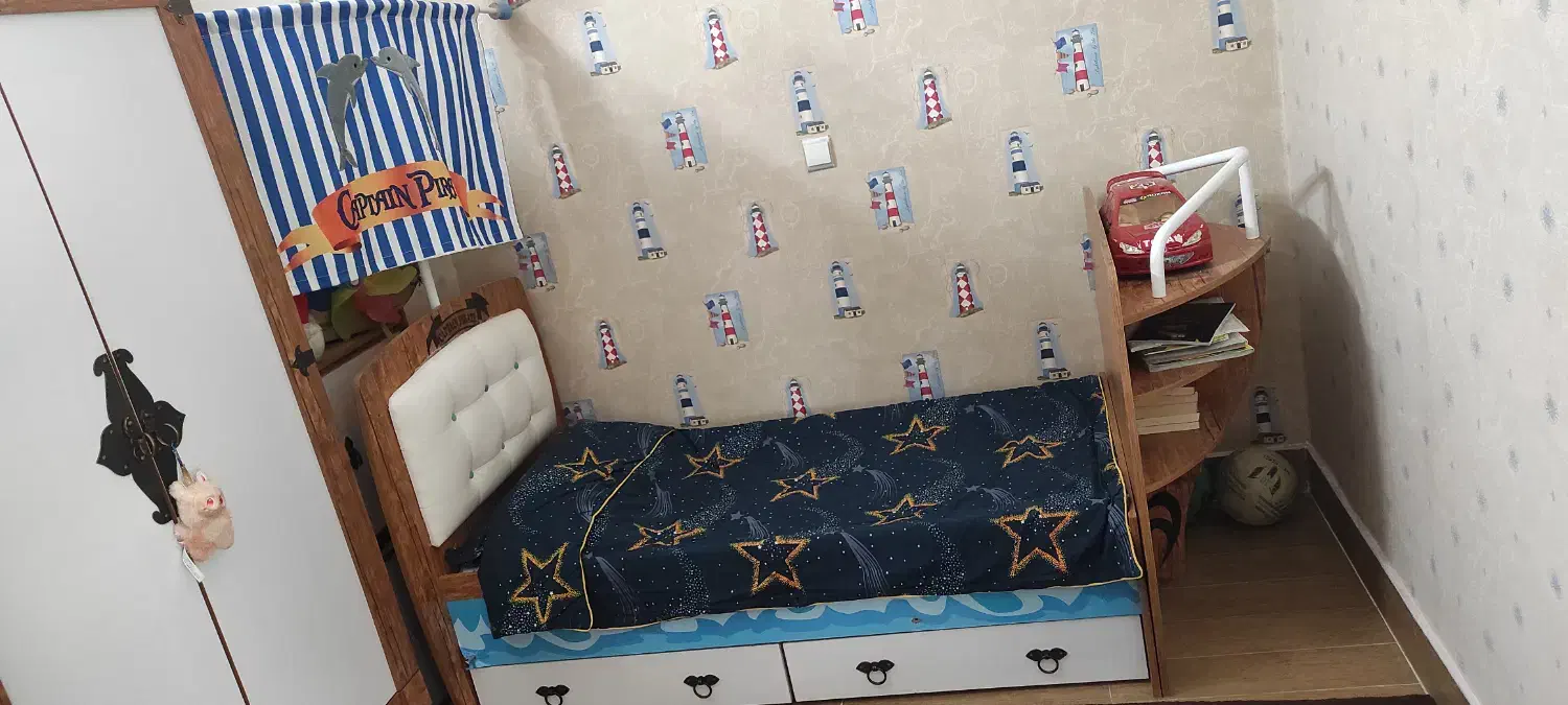 سرویس خواب دو منظوره کودک و نوجوان|تخت و سرویس خواب|زنجان, |دیوار