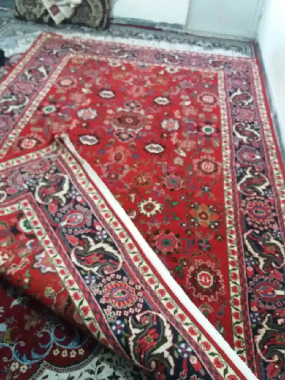 فرش دستباف|فرش|ملایر, |دیوار