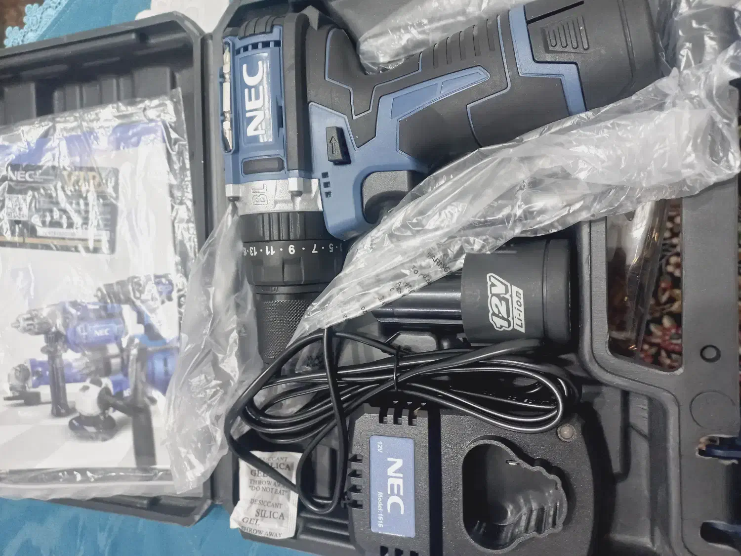 فروش دریل شارژی نو مارک NEC|ابزارآلات|بافق, |دیوار
