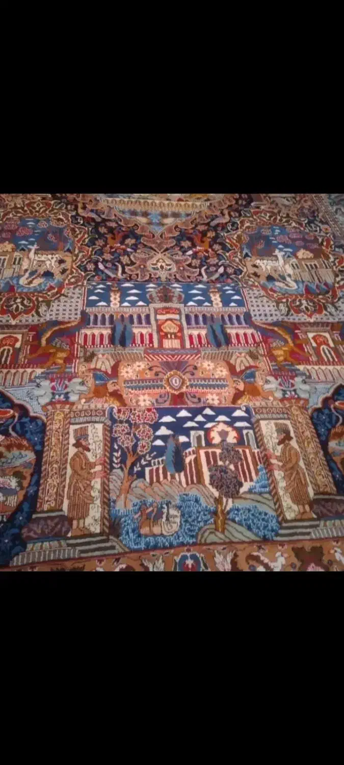 فرش دستباف کاشمر تخت جمشید|فرش|تهران, سجاد|دیوار