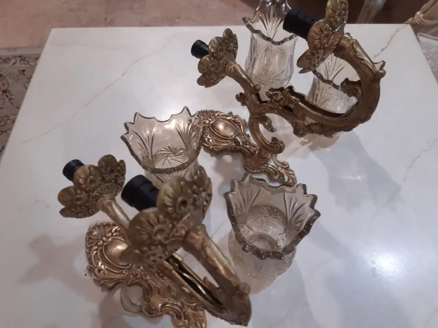 دیوارکوب برنجی|لوستر و چراغ آویز|تهران, نارمک|دیوار