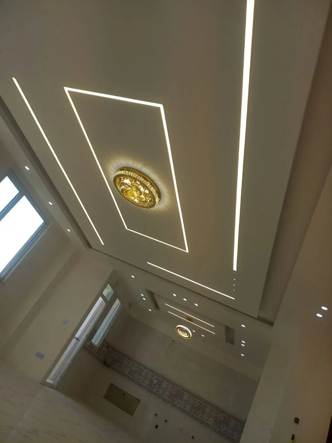 کناف .کاغذ دیواری .لاین نوری|خدمات پیشه و مهارت|اردبیل, |دیوار