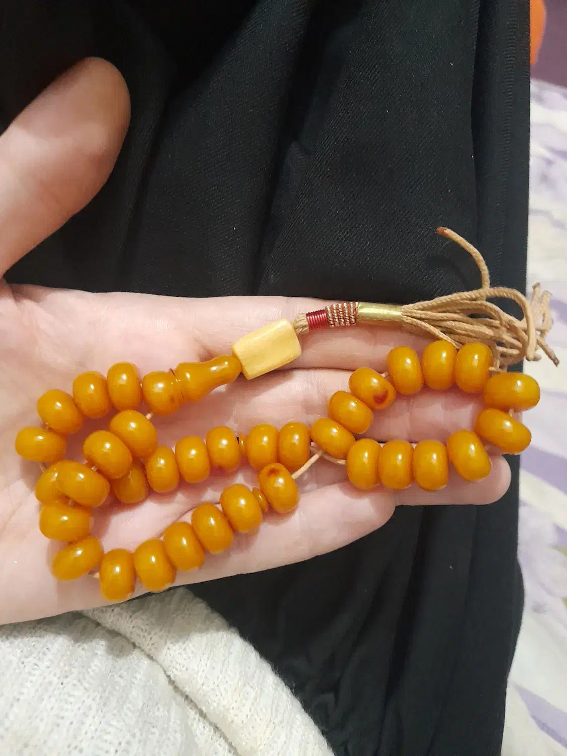 تسبیح قدیم سندلوس آلمان|کلکسیون اشیاء عتیقه|ایلام, |دیوار