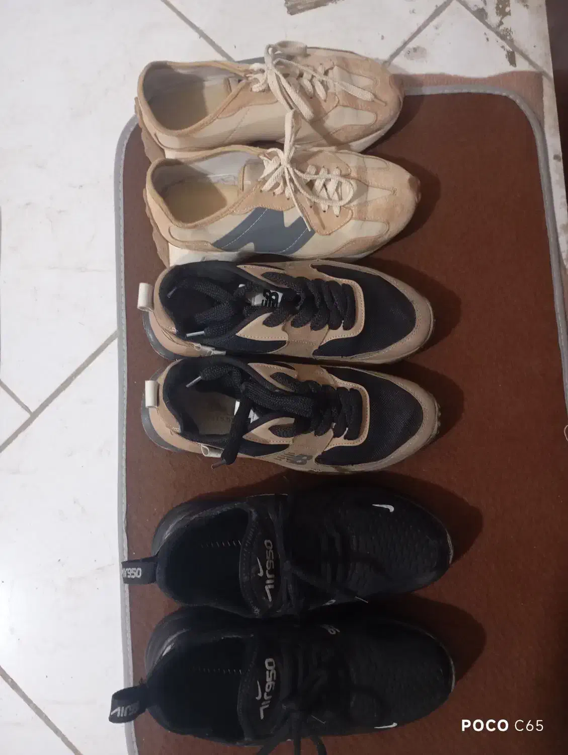 کتونی زنونه|کیف، کفش، کمربند|فومن, |دیوار