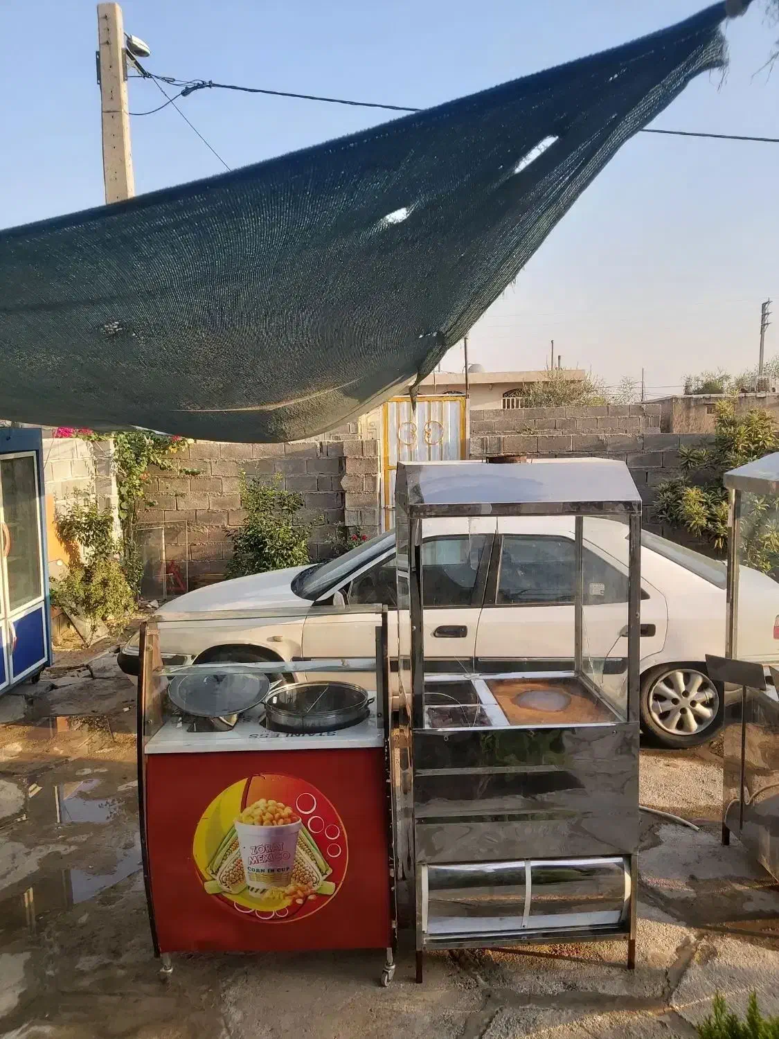 1عددیخچال فر ساندویچی دستگاه ذرت مکزیکی 3تاویترین|کافی‌شاپ و رستوران|کازرون, |دیوار