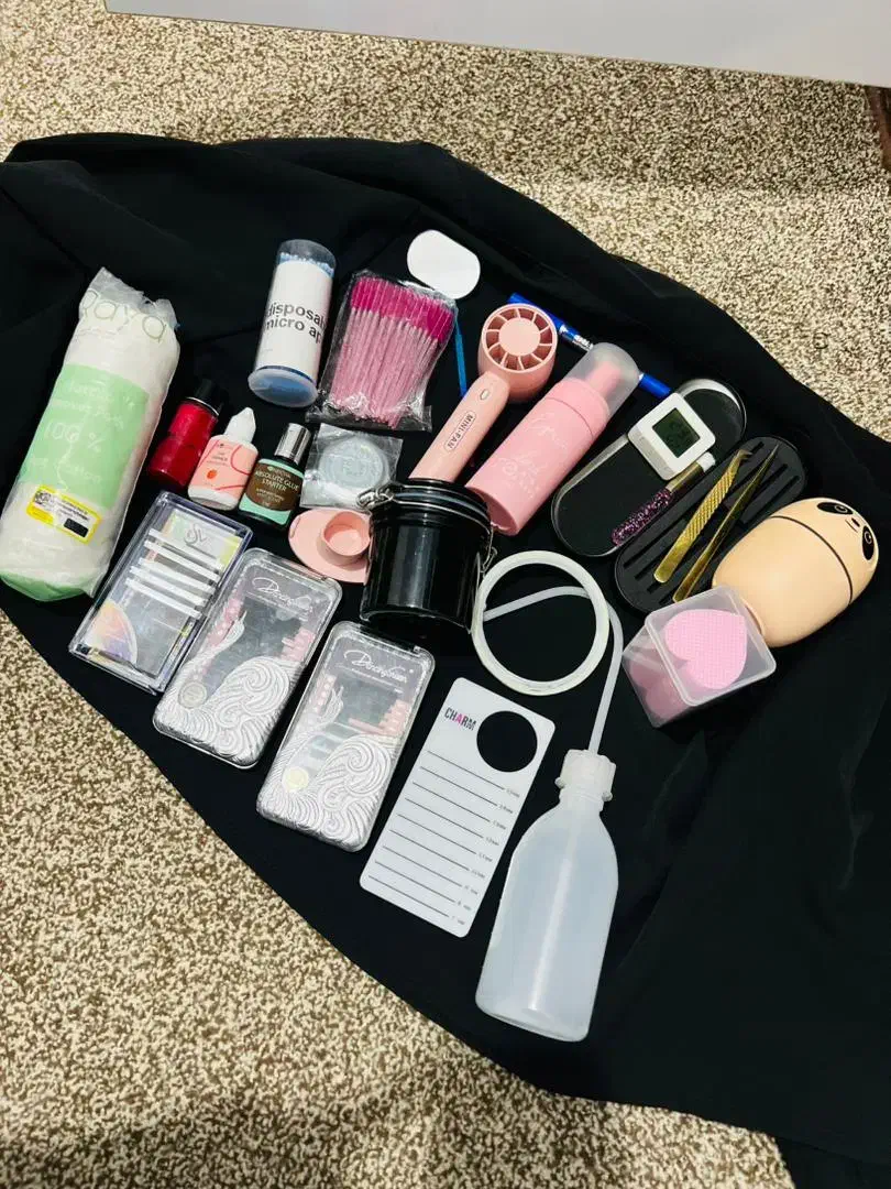 وسایل اکستنشن مژه کامل و نو|آرایشگاه و سالنهای زیبایی|دزفول, |دیوار