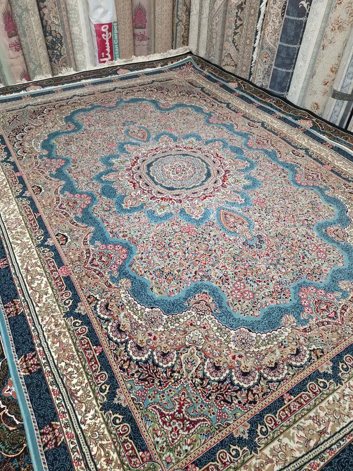 فرش دست دوم ۱۲.۹.۶متری وکناره خواف|فرش|خواف, |دیوار