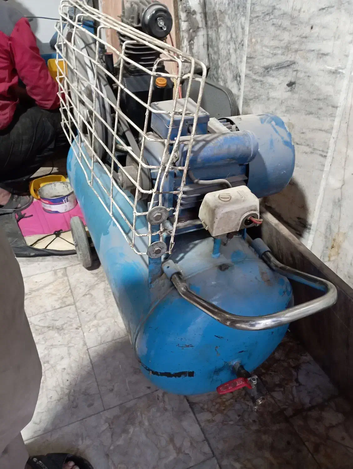 پمپ باد 150لیتر ساکشن 90لیتر|ماشین‌آلات صنعتی|مشهد, تربیت (صدف)|دیوار