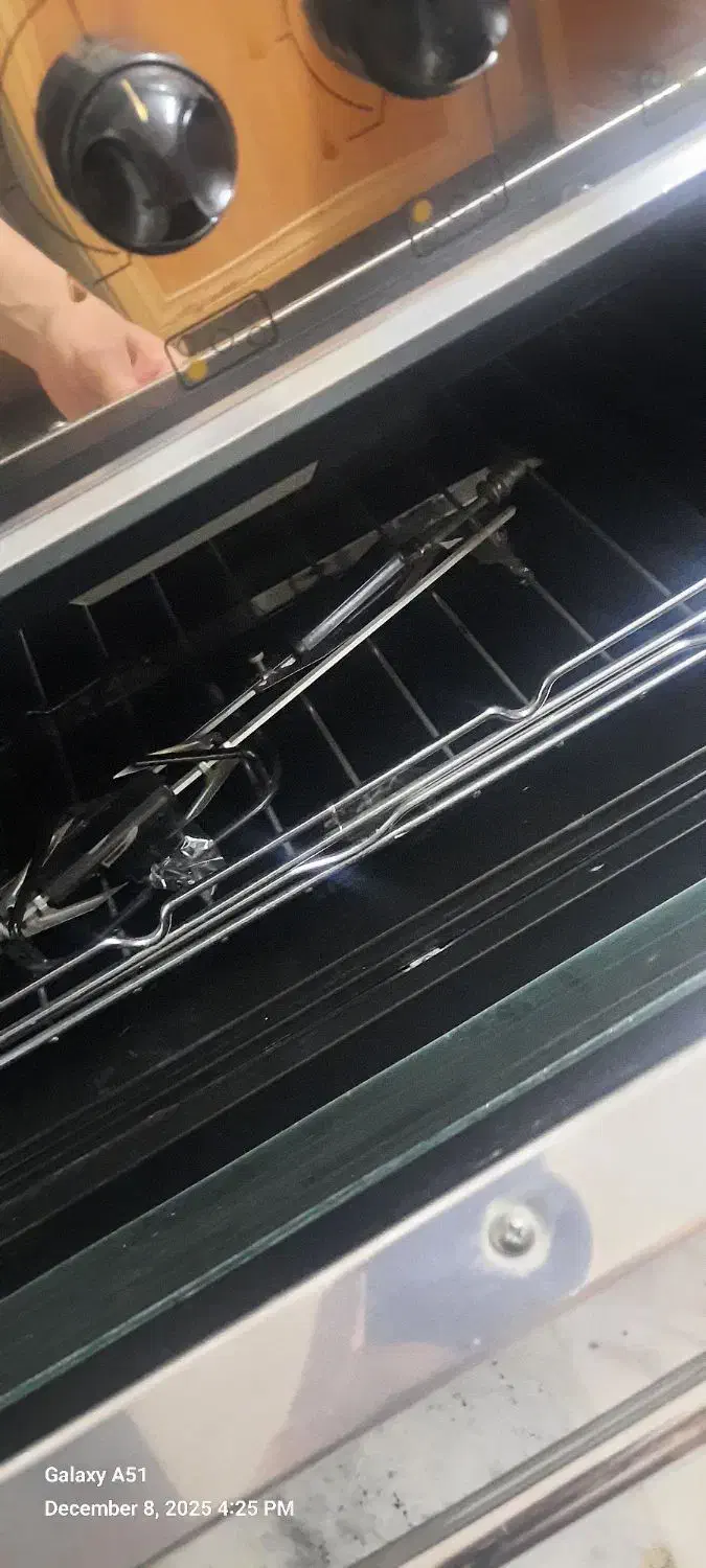 گاز فر دار استیل|اجاق گاز و لوازم برقی پختوپز|ملارد, |دیوار