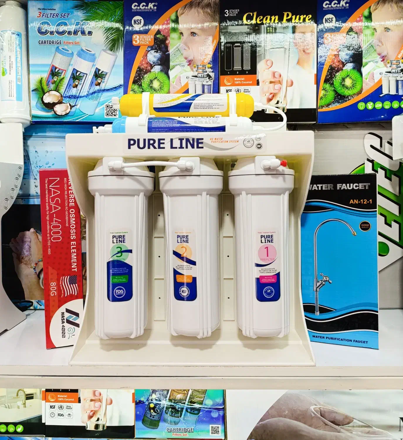 تصفیه آب پیورلاین تایوان فیلتر ،تعمیرات، سرویس|آب‌سردکن و تصفیه آب|قدس, شهر‌قدس|دیوار