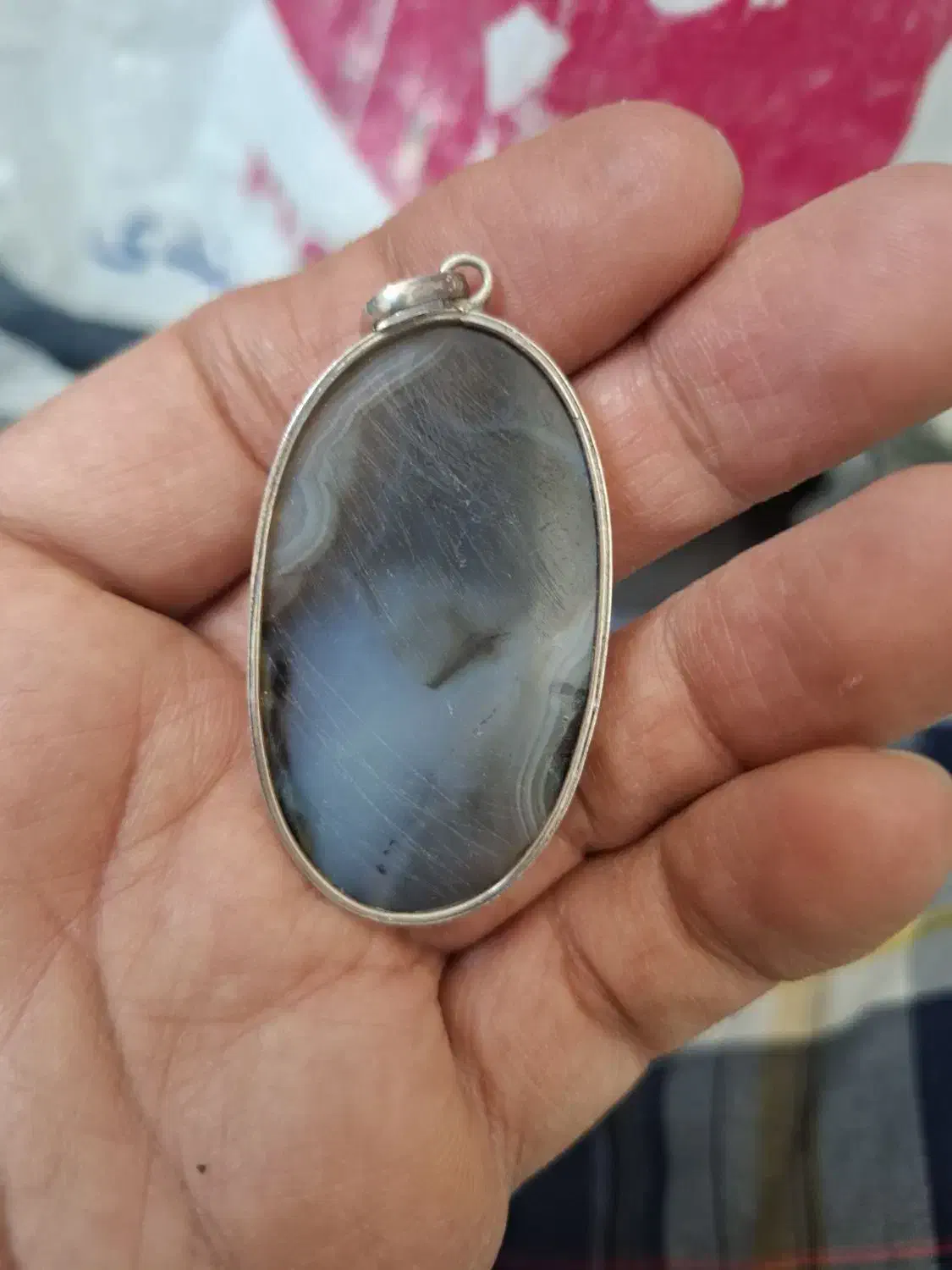 فیروزه عقیق نقره گردنی یمنی|جواهرات|تهران, دکتر هوشیار|دیوار