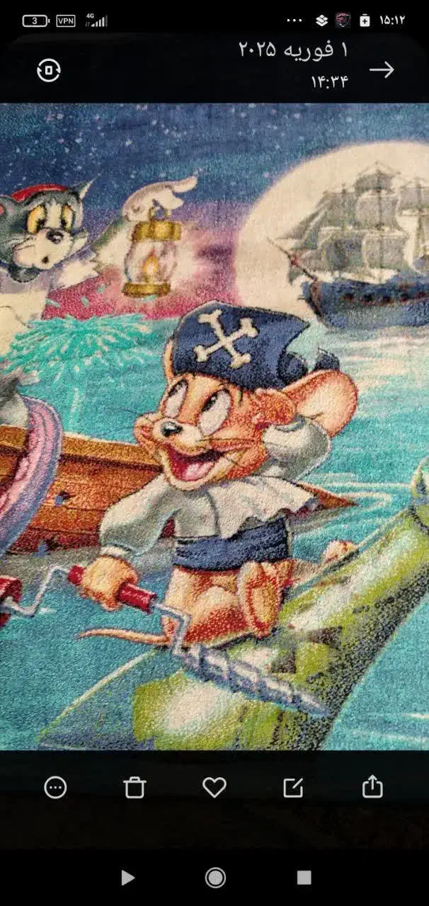 فرش بچگونه|فرش|ری, دولتآباد|دیوار