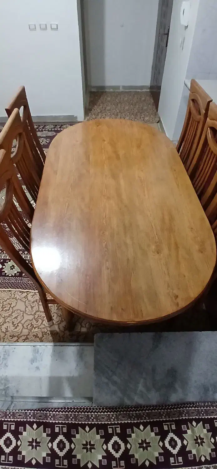 میز ناهارخوری خوری|میز و صندلی غذاخوری|همدان, |دیوار