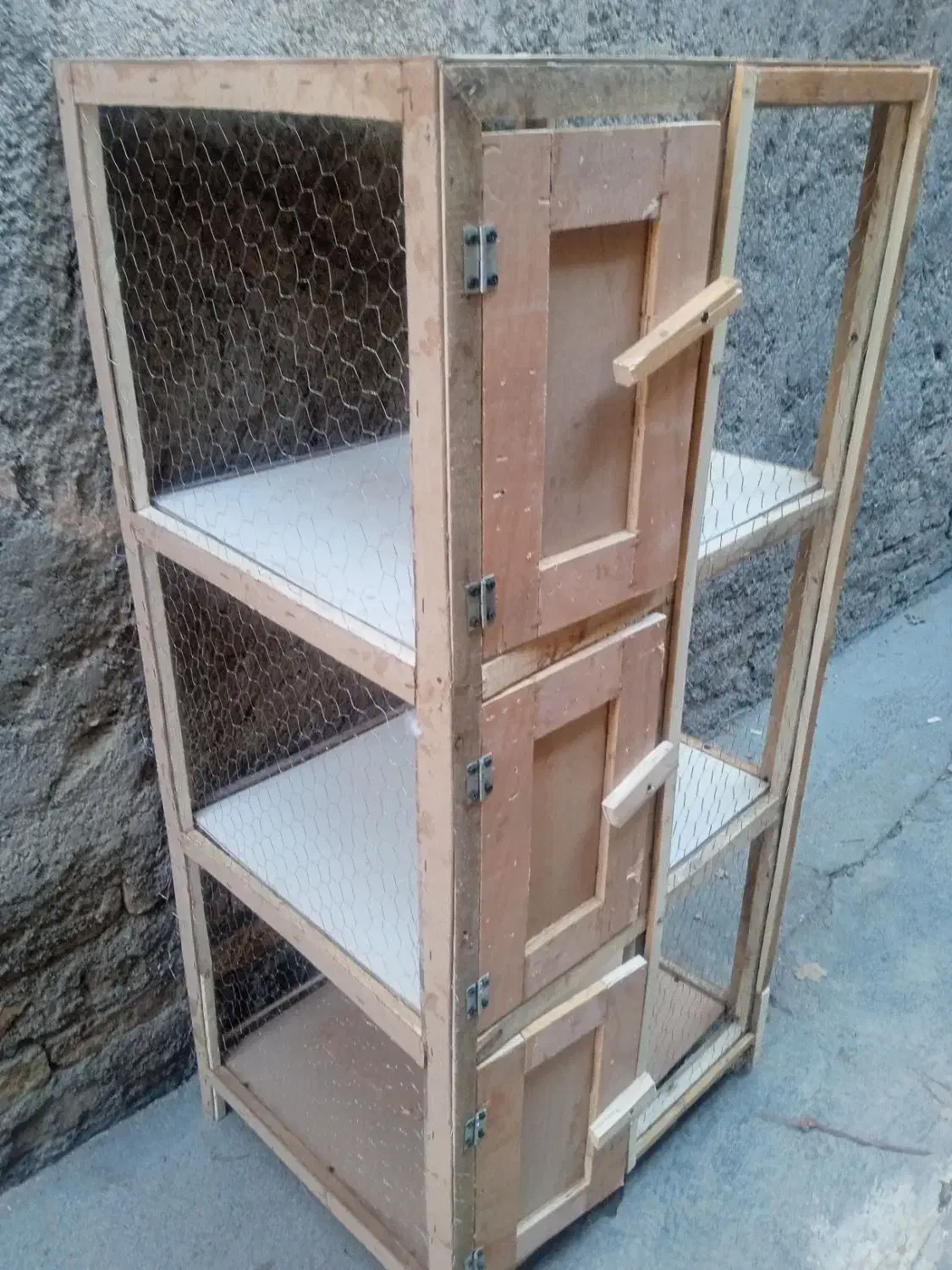 قفس پرنده سه طبقه ۵۰۰|لوازم جانبی حیوانات|مشهد, سیسآباد|دیوار