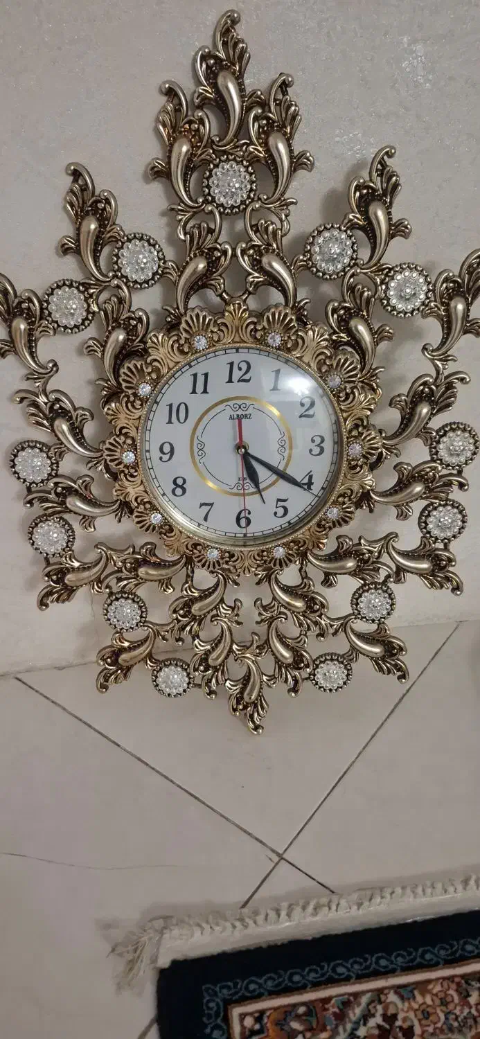 ساعت طلایی|ساعت دیواری و تزئینی|قدس, شهرک فرزان|دیوار