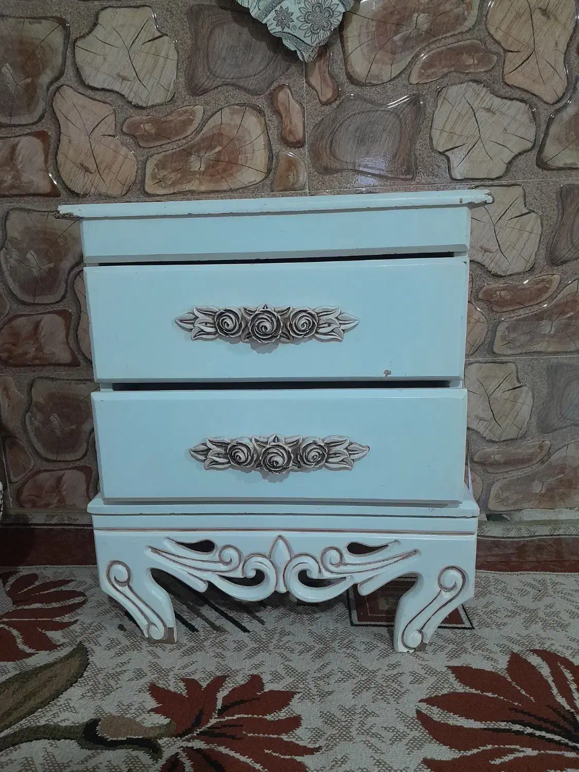 میز۲کشو،پاتختی|تخت و سرویس خواب|تربت جام, خیرآباد|دیوار