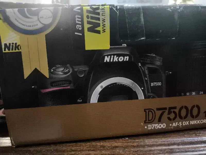 دوربین نیکونD7500با کارکرد کم|دوربین عکاسی و فیلم‌برداری|هشتگرد, شهرک بعثت|دیوار