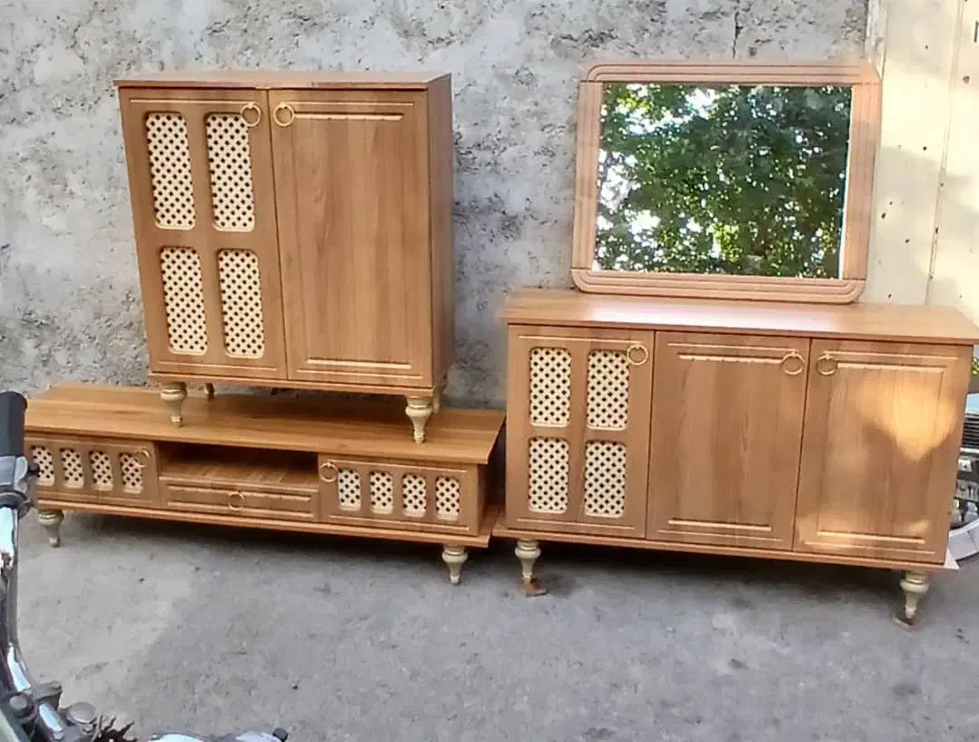 جاکفشی اینه کنسول میز تیوی|جاکفشی، کمد، دراور|آباده, |دیوار