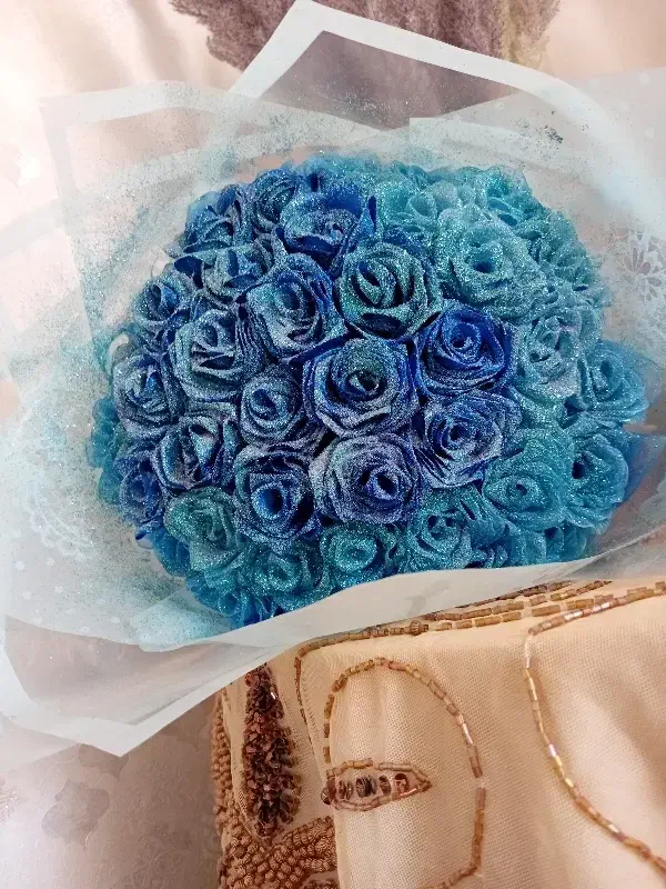 دسته گل روبانی|گل مصنوعی|ایلام, |دیوار