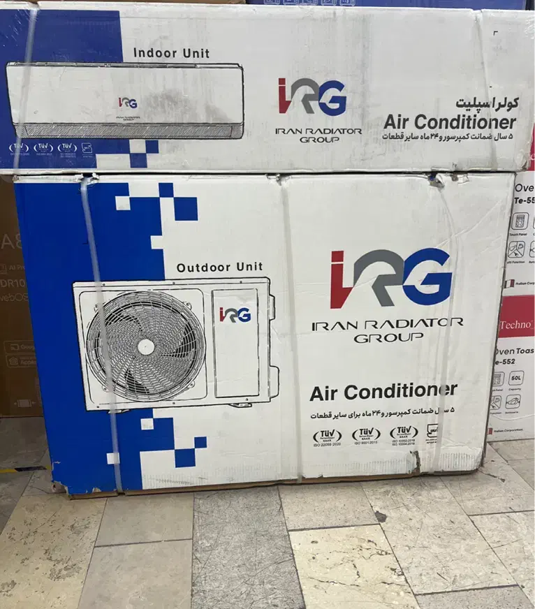 کولرگازی ۱۸۰۰۰ اینورتر ایران رادیاتور|کولر گازی و فن‌کوئل|تهران, ایران|دیوار