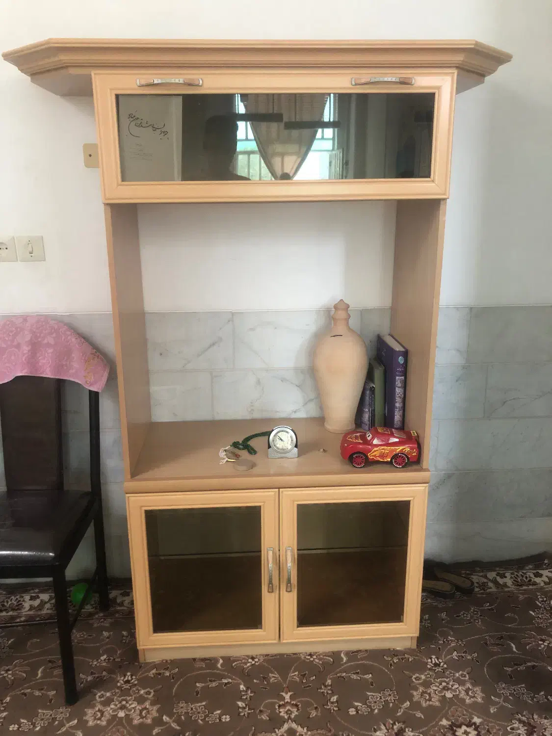 دکور ام دی اف با آینه|بوفه، ویترین، کنسول|یزد, |دیوار