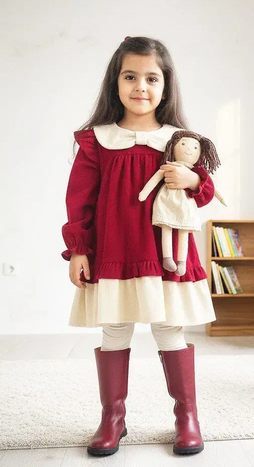 سارافون یقه ب ب|کفش و لباس بچه|رشت, جماران|دیوار