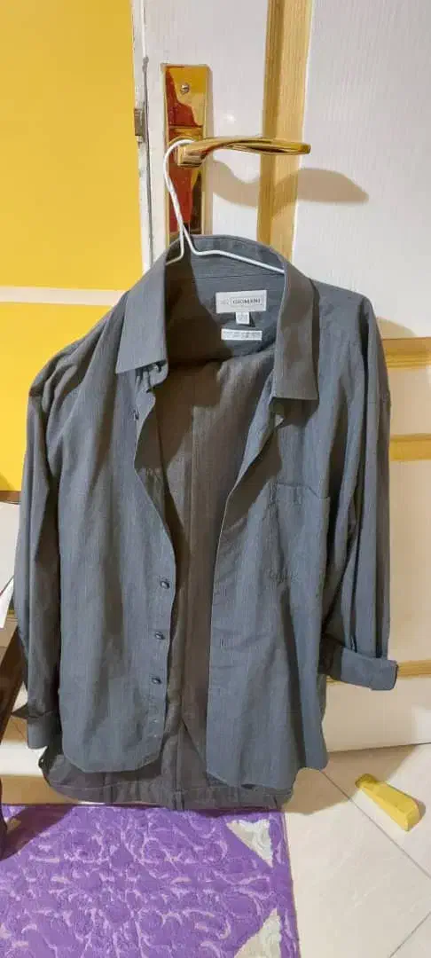 ست مردانه طوسی شیک (پیرهن کتانه + شلوار پارچهای)|لباس|تهران, دکتر هوشیار|دیوار