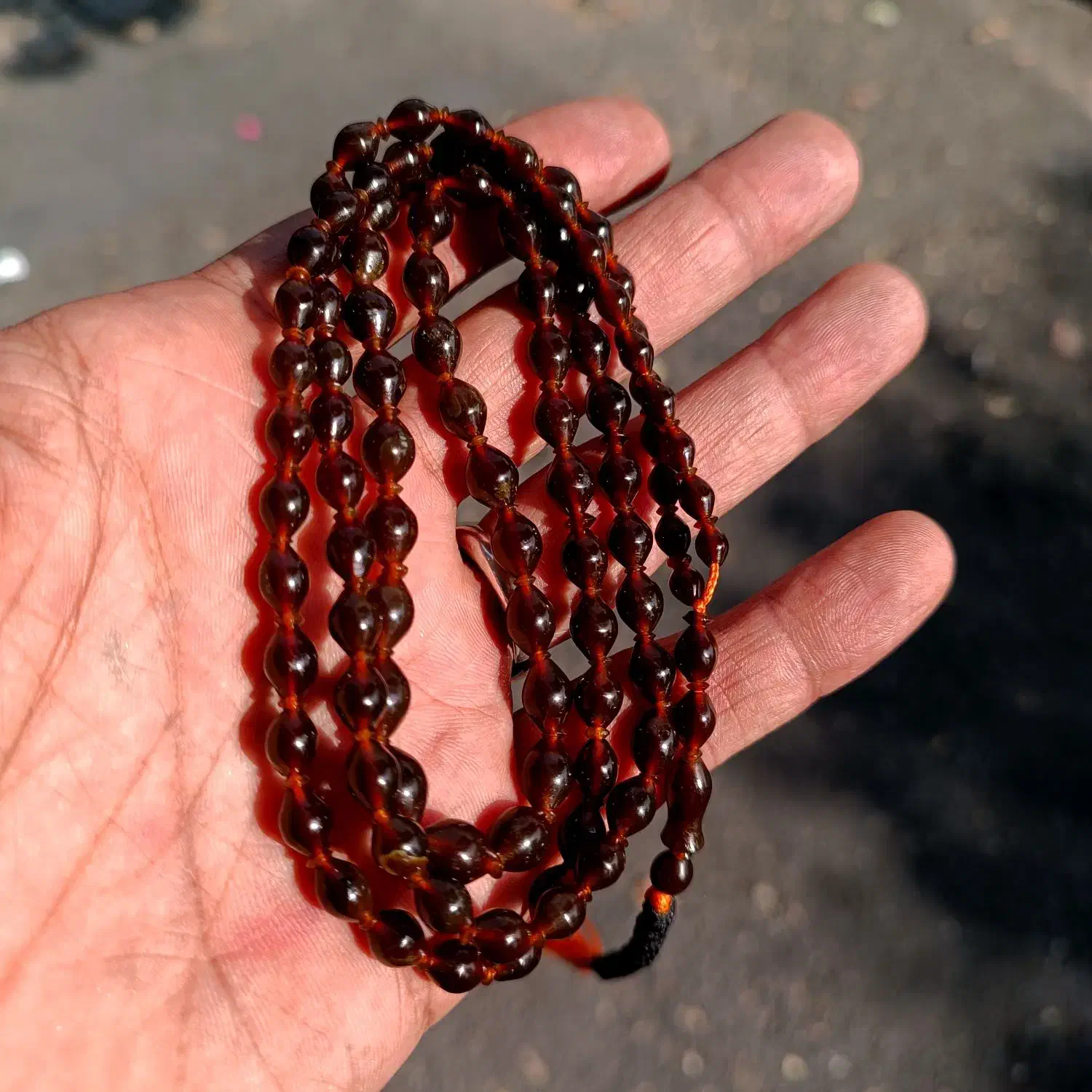 تسبیح شاه مقصود سرخ خون کفتری عدسی دار|جواهرات|تهران, علم و صنعت|دیوار