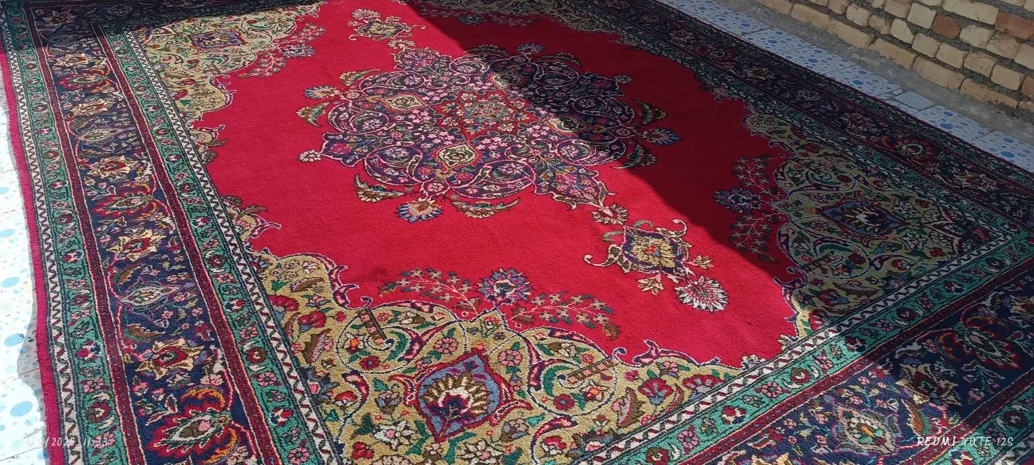 فرش دست بافت ۱۲ متری|فرش|ساوه, |دیوار